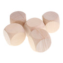 5pcs Blank Dices Set D6 6 Sided Dices for Dungeons & Dragons RPG MTG Board Games Casino Props