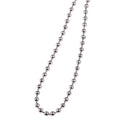 2.4mm Shiny Round Beads Ball Chain Necklace Bracelet Pendant for Children's Gifts Length 60cm