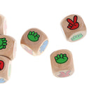 10 pieces Fashion Funny Rock Paper Scissors Gambling Game Drinking Decider Dice Gift