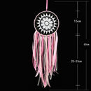 Indian Style Lace Tassel Dreamcatcher for House Car Party Hanging Decoration Collectable Pink