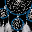 Retro Indian Style Handmade Dreamcatcher 5 Rings for House Car Wedding Hanging Decoration