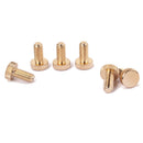 60 Pieces Iron Electric Guitar Tremolo Bridge Screws Locking Nut Screws Gold