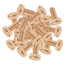 60 Pieces Iron Electric Guitar Tremolo Bridge Screws Locking Nut Screws Gold
