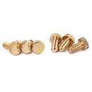 60 Pieces Iron Electric Guitar Tremolo Bridge Screws Locking Nut Screws Gold