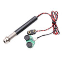 Set of Preamp Piezo Pickup Kit with Volume & Tone Control Acoustic Guitar Parts Accessories DIY