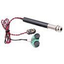 Set of Preamp Piezo Pickup Kit with Volume & Tone Control Acoustic Guitar Parts Accessories DIY