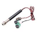 Set of Endpin Jack Style Preamp Piezo Pickup with Volume Tone Control for Ukulele Uke