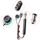 Set of Endpin Jack Style Preamp Piezo Pickup with Volume Knob for Ukulele Uke