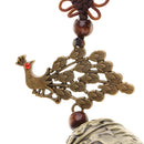 Bells Wind Chimes Copper Yard Garden Home Decor Ornament Mascot luck Peacock