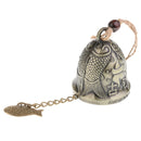 Portable Feng Shui Fortune Wind Chime Two Fishes Hanging Bell for House Car Door Pendant Decoration