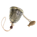 Portable Feng Shui Fortune Wind Chime Two Fishes Hanging Bell for House Car Door Pendant Decoration