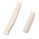 White POM Carved Saddle Nut Slot for 6-String Acoustic Guitar String Bridge
