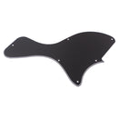 1x Guitar Pickguard Protector Black 3Ply 6 Screw Holes for LP Eiphone Guitar Parts