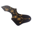 Acoustic Guitar Parts 1Pc PVC Adhensive Guitar Pickguard Anti-Scratch Plate Black