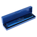 24 Holes Tremolo C Key Mouth Organ Harmonica with Box Cloth Wind Musical Instrument Blue