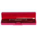 24 Holes Key of C Tremolo Harmonica Mouth Organ for Students Beginners Instrument Xmas Gift Red