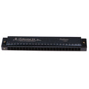 24 Holes C Key Harmonica Mouth Organ Woodwind Musical Instrument for Music Lovers Toy Black