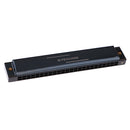 24 Holes C Key Harmonica Mouth Organ Woodwind Musical Instrument for Music Lovers Toy Black
