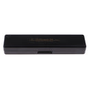 24 Holes Tremolo Harmonica C Key with Pouch Case for Music Learner Beginners Gold