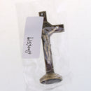 Alloy Crucifix Jesus Christ Cross Statue Figurine Perfect Gifts for Car Home Chapel Decoration Bronze