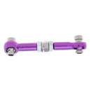 6 Pieces 122017 Upgrade Parts Purple Metal Linkage Tension Rod Connector for 1:10 HSP Redcat RC Car