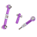 6 Pieces 122017 Upgrade Parts Purple Metal Linkage Tension Rod Connector for 1:10 HSP Redcat RC Car