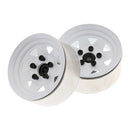 4pcs 1.9'' RC Crawler 1/10 Wheel Rim Hub for Axial SCX10 CC01 D90 RC4WD RCRUN White