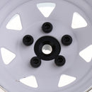 4pcs 1.9'' RC Crawler 1/10 Wheel Rim Hub for Axial SCX10 CC01 D90 RC4WD RCRUN White