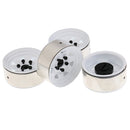 4pcs 1.9'' RC Crawler 1/10 Wheel Rim Hub for Axial SCX10 CC01 D90 RC4WD RCRUN White