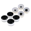 4pcs 1.9'' RC Crawler 1/10 Wheel Rim Hub for Axial SCX10 CC01 D90 RC4WD RCRUN White