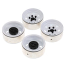4pcs 1.9'' RC Crawler 1/10 Wheel Rim Hub for Axial SCX10 CC01 D90 RC4WD RCRUN White