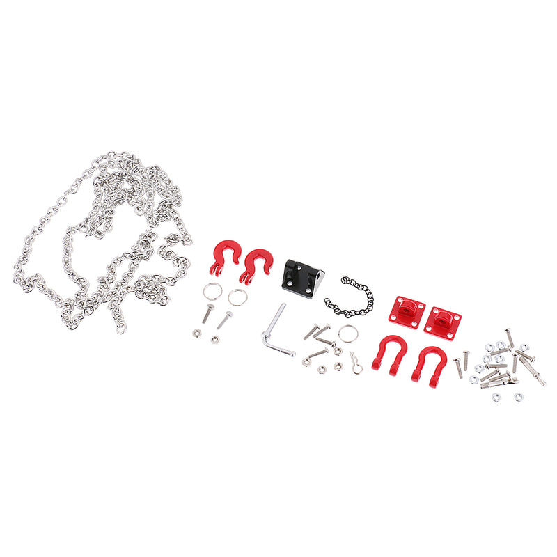 1 Set Metal Tow Hook Chain Shackles for Redcat RC4WD Axial D90 HPI RC Car Parts