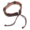 1PC Mens Wrap Leather Charm Infinity Bracelet Women Multilayer Chain Jewelry