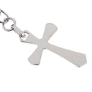 Christian Cross Crucifix Stainless Steel Key Chain Key Ring Keyfob for Xmas