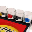 Sudsball Drinking Game Pinball Machine Set with Shot Glass Party Supplies Board Game for Adult Drinking Game