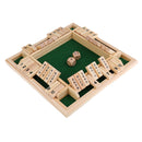 Shut The Box Board Game Set Number Drinking Games Party Pub Bar Family Game
