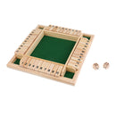 Shut The Box Board Game Set Number Drinking Games Party Pub Bar Family Game