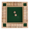 Shut The Box Board Game Set Number Drinking Games Party Pub Bar Family Game