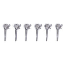 6pcs Bridge Peg Nails for Folk Bass Acoustic Guitar Accessory Unique Design
