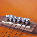 6pcs Bridge Peg Nails for Folk Bass Acoustic Guitar Accessory Unique Design