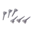 6pcs Bridge Peg Nails for Folk Bass Acoustic Guitar Accessory Unique Design