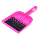 Mini Cleaning Brush & Dustpan Set Car Keyboard Corner Home Broom Tool Rose Red