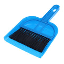Mini Desktop Sweep Cleaning Brush Small Broom Dustpan Set Cleaning Tools Blue