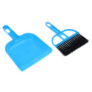 Mini Desktop Sweep Cleaning Brush Small Broom Dustpan Set Cleaning Tools Blue