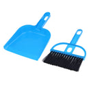 Mini Desktop Sweep Cleaning Brush Small Broom Dustpan Set Cleaning Tools Blue