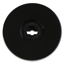 Plastic Turntable Plate Rotating Disc Base Turn Table Display Props for Watches Phone Jewelry Dia:3'' Black