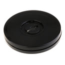 Plastic Turntable Plate Rotating Disc Base Turn Table Display Props for Watches Phone Jewelry Dia:3'' Black