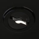 Plastic Turntable Plate Rotating Disc Base Turn Table Display Props for Watches Phone Jewelry Dia:3'' Black