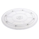 Plastic Turntable Plate Rotating Disc Base Turn Table Display Props for Watches Phone Jewelry Dia:8'' Clear