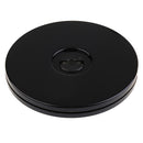 Plastic Turntable Plate Rotating Disc Base Turn Table Display Props for Watches Phone Jewelry Dia:4'' Black